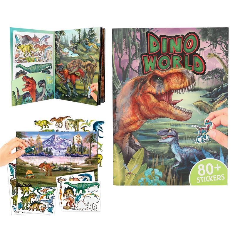 Dino World sa puffy naljepnicama