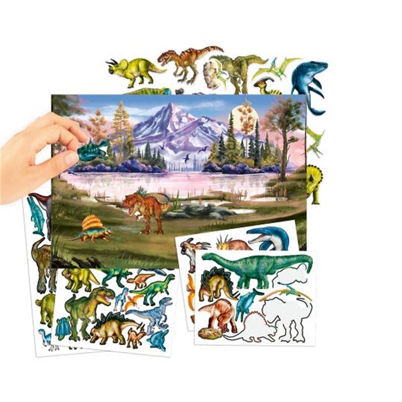 Dino World sa puffy naljepnicama