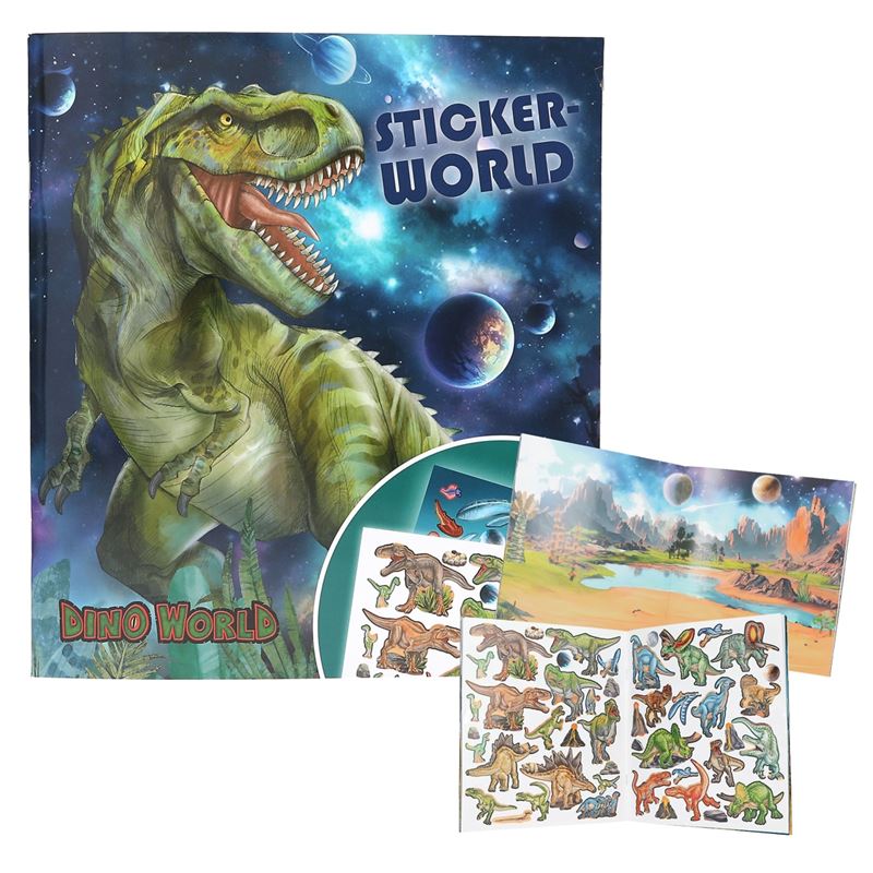 Dino World knjiga naljepnica Galaxy