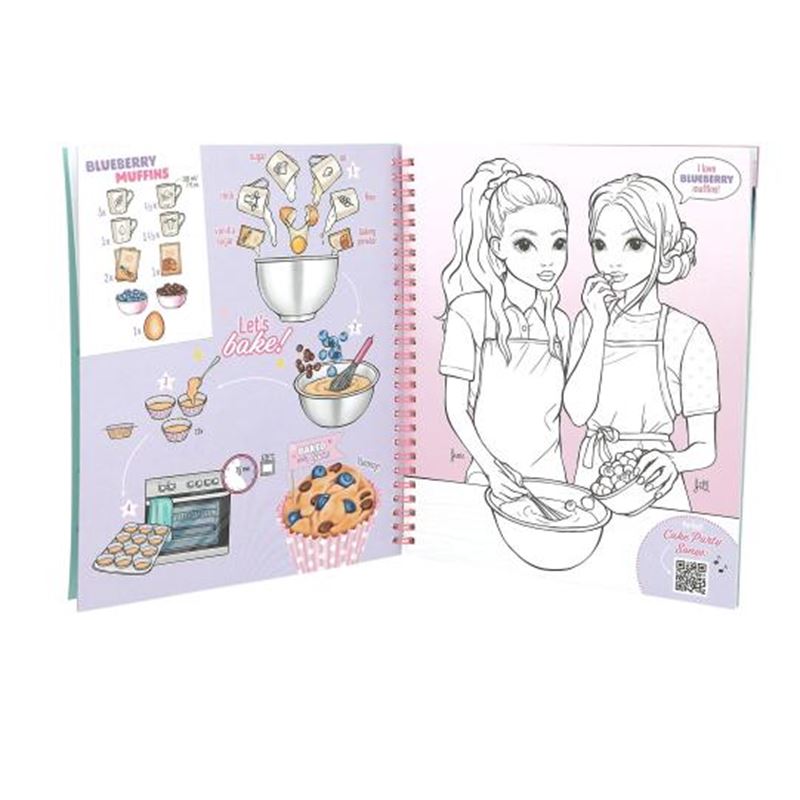 Top Model cake&bake bojanka 12/1 - DJEČJE KNJIGE - DIZAJNERSKE BOJANKE ...