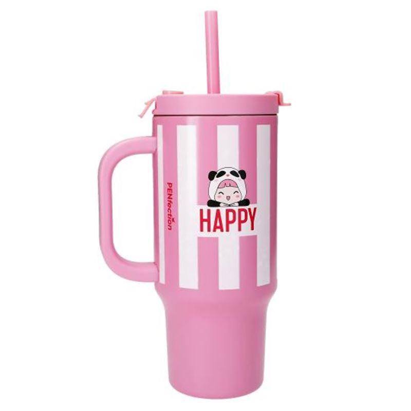 PENfection šalica za van sa slamkom HAPPY 4/1