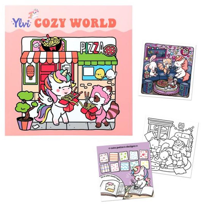 YLVI COZY world knjiga za bojanje 16/1