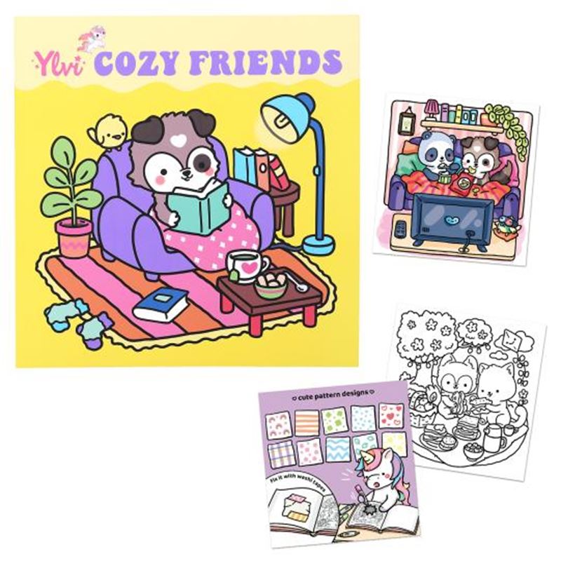 YLVI COZY friends knjiga za bojanje 16/1