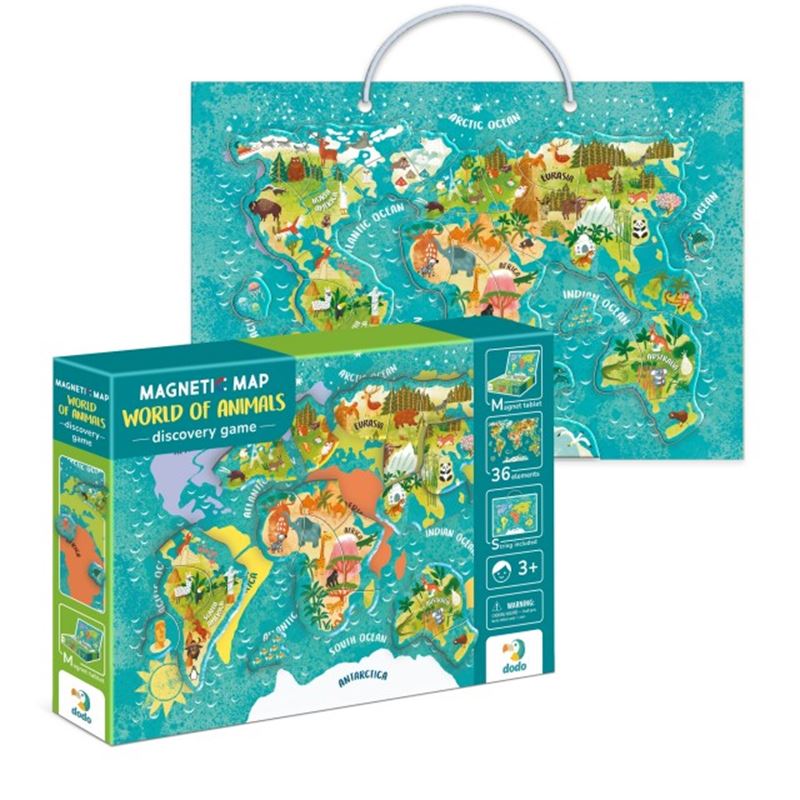 DODO: Magnetna igra - Mapa životinjskog svijeta