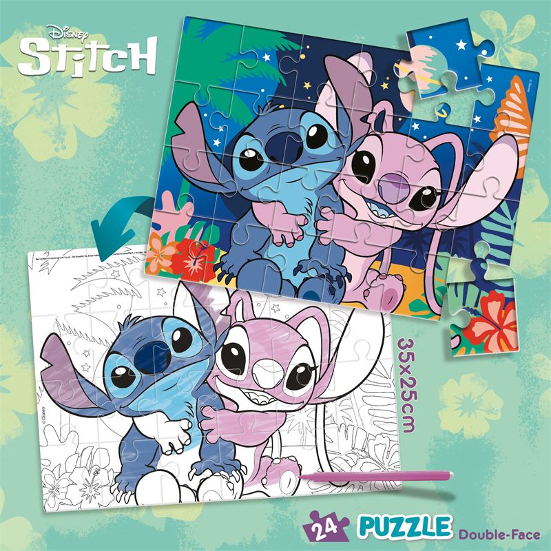 LIS: Disney puzzle DF M-plus 24 Lilo & Stitch