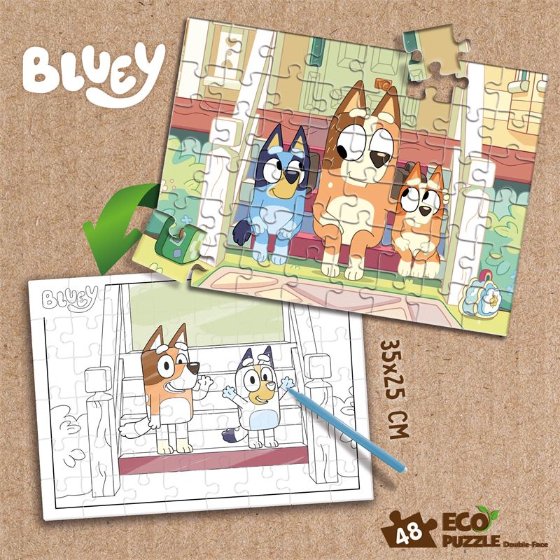 LIS: Bluey eco-puzzle mini df 48