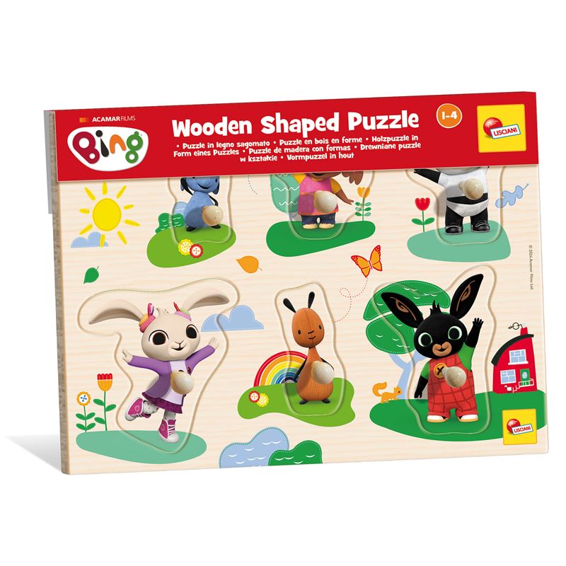 LIS: Bing drvene puzzle sa oblicima maxi