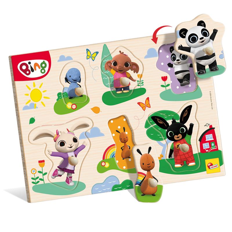 LIS: Bing drvene puzzle sa oblicima maxi