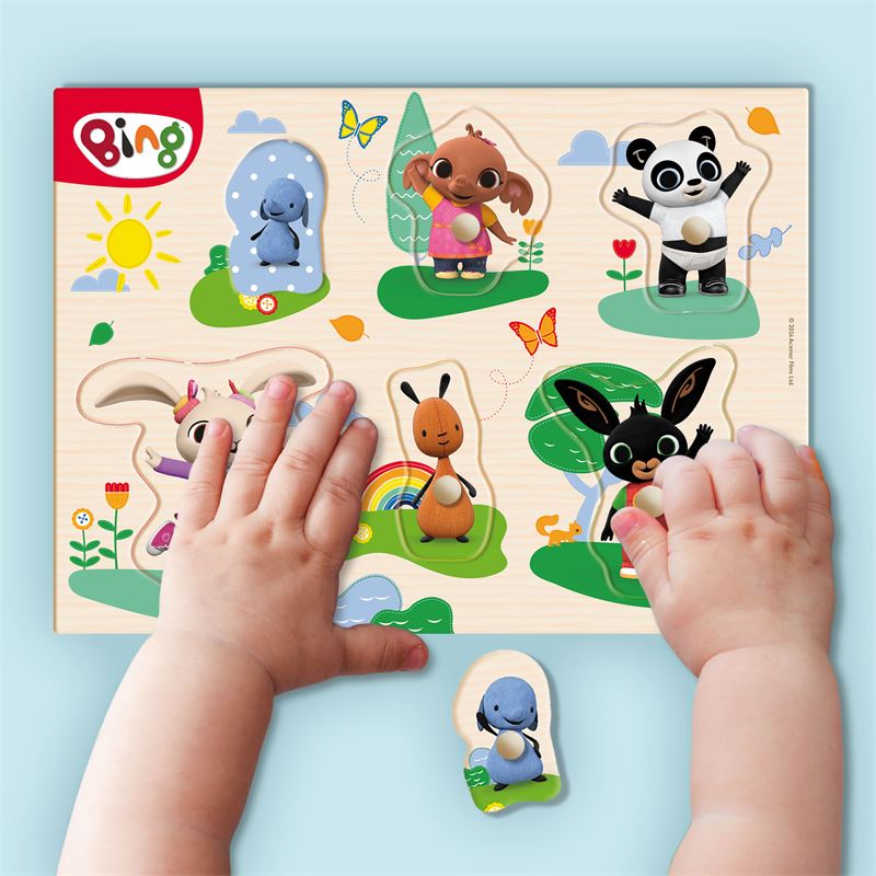 LIS: Bing drvene puzzle sa oblicima maxi