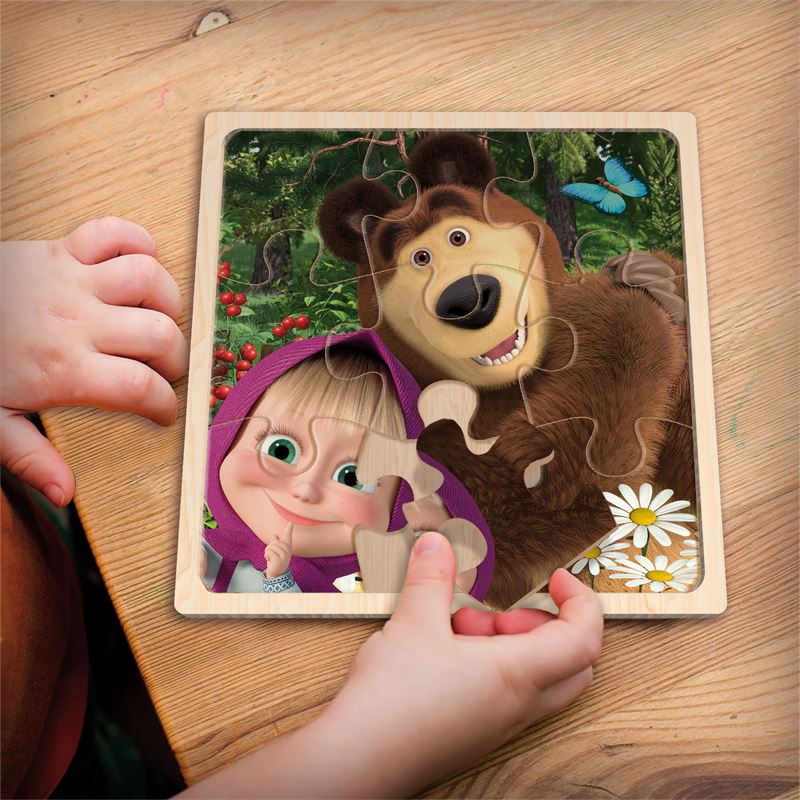 LIS: Masha wooden puzzle 9 (display 6)