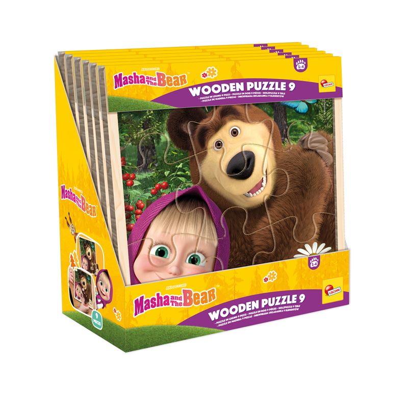 LIS: Masha wooden puzzle 9 (display 6)
