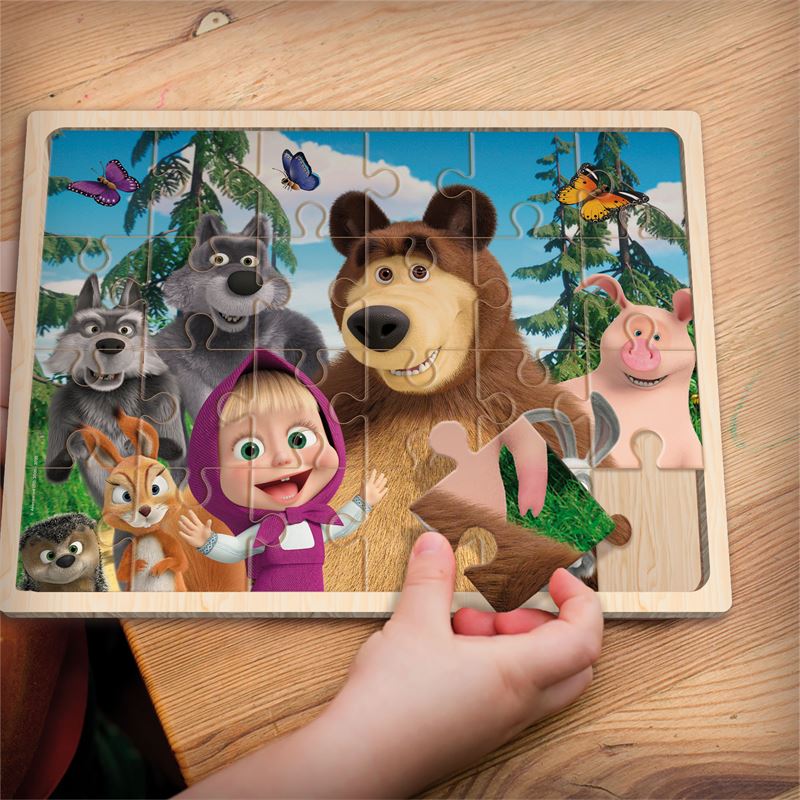 LIS: Masha wooden puzzle 24 (display 6)
