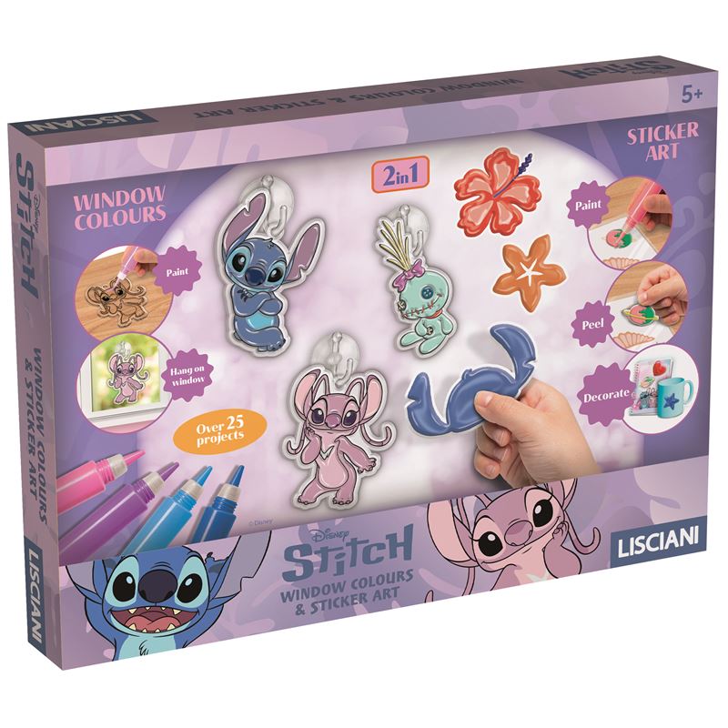 LIS: Boje za prozore i naljepnice sa motivima Stitch & Angel