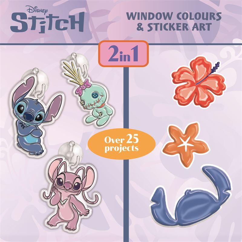 LIS: Boje za prozore i naljepnice sa motivima Stitch & Angel