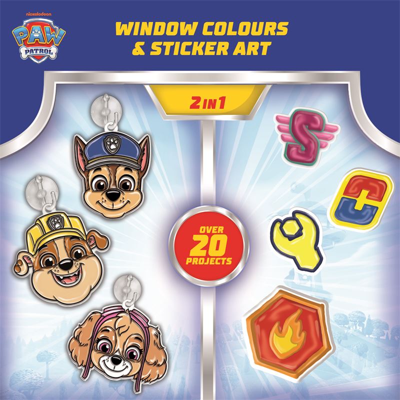 LIS: Boje za prozore i naljepnice sa motivima Paw patrol