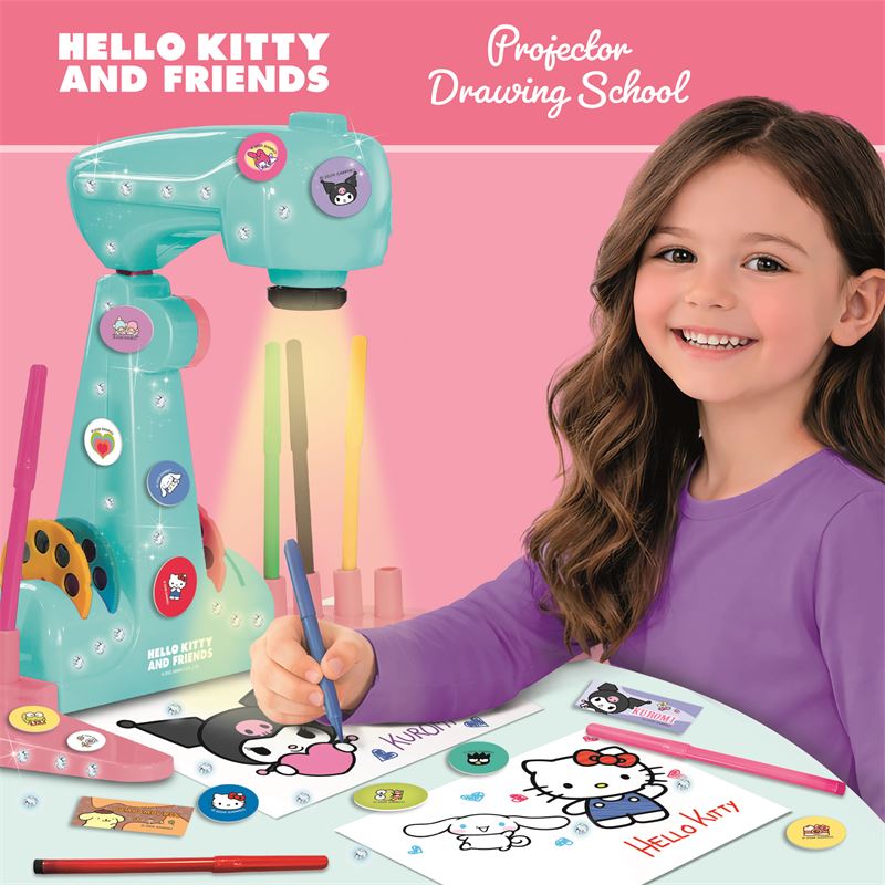 LIS: Škola crtanja s projektorom Hello Kitty i prijatelji