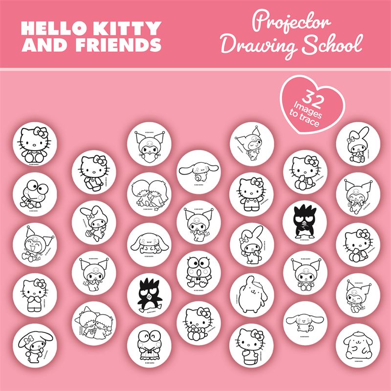 LIS: Škola crtanja s projektorom Hello Kitty i prijatelji