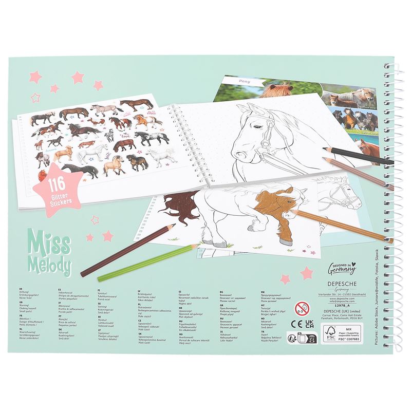 Miss Melody bojanka konji 12/1