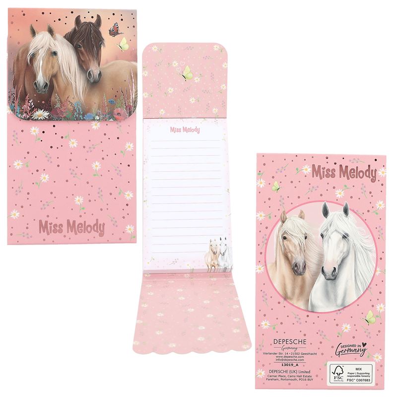 Miss Melody notes sa magnetnim zatvaranjem 24/1