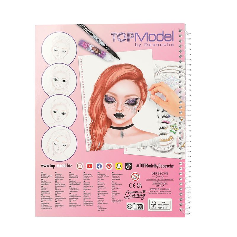 Top Model Make-Up bojanka - DJEČJE KNJIGE - DIZAJNERSKE BOJANKE ...