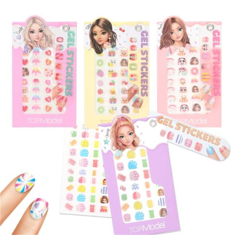 Top Model naljepnice za gel nokte CANDY GLAM