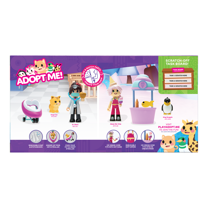 AME:Adopt Me - Friends pack figurice set - Bolnica i slastičarna