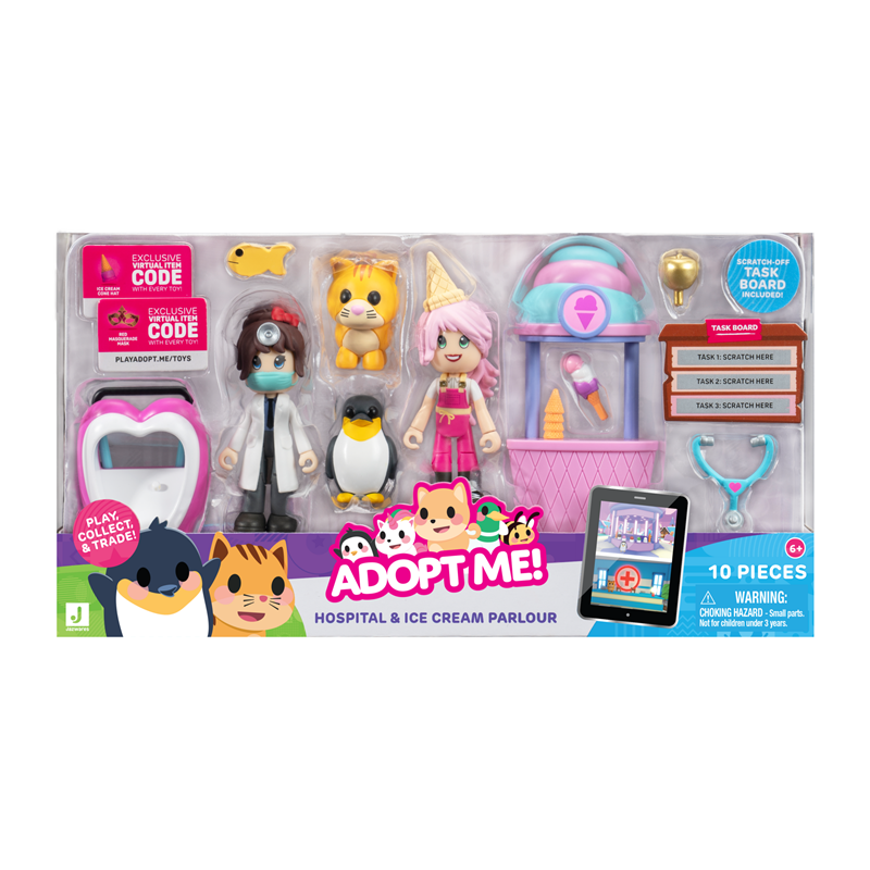 AME:Adopt Me - Friends pack figurice set - Bolnica i slastičarna
