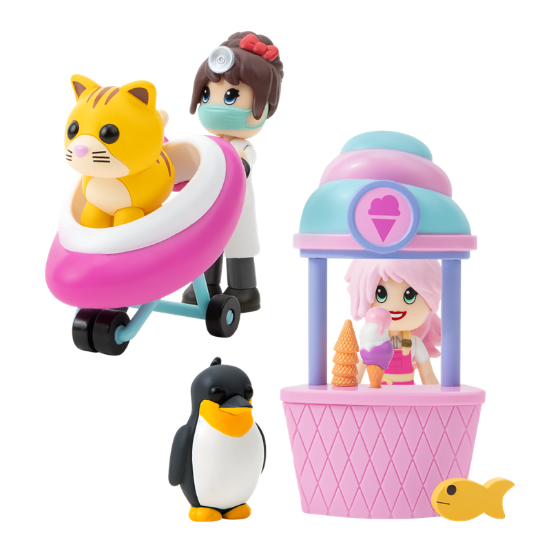 AME:Adopt Me - Friends pack figurice set - Bolnica i slastičarna