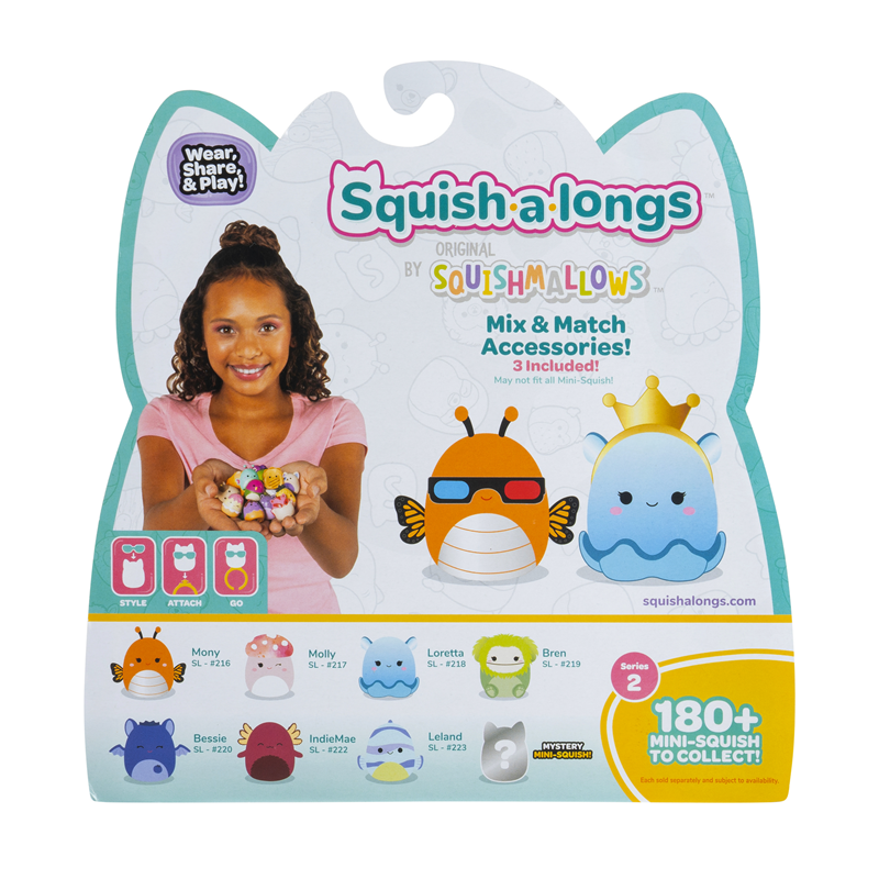 SQAL: Squish-a-longs - 8 pack - style 2 W2