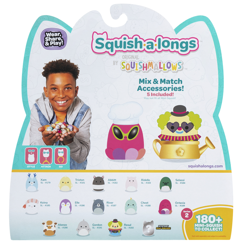 SQAL: Squish-a-longs - 14 pack - style 1 W2