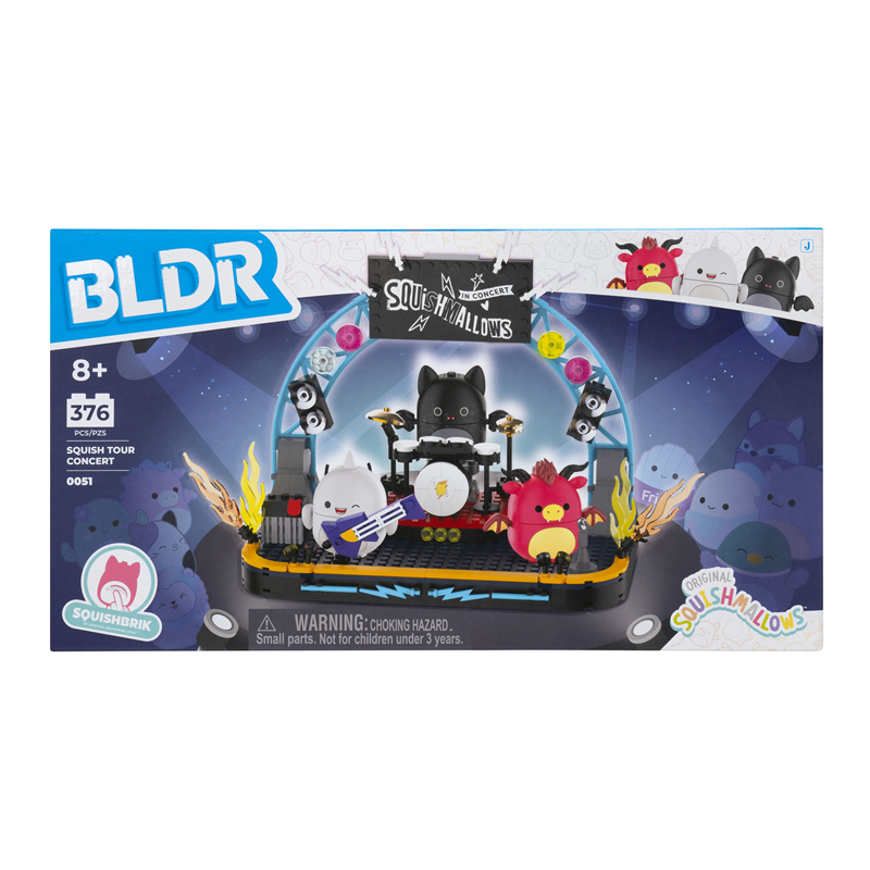 BLDR: Squishmallows set za slaganje - Squishmallows koncert