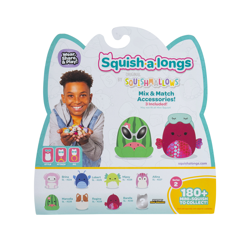 SQAL: Squsih-a-longs - 8 pack - style 3 W2