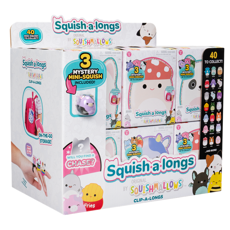 SQAL: Squish-a-longs - clip-a-longs blind sort.