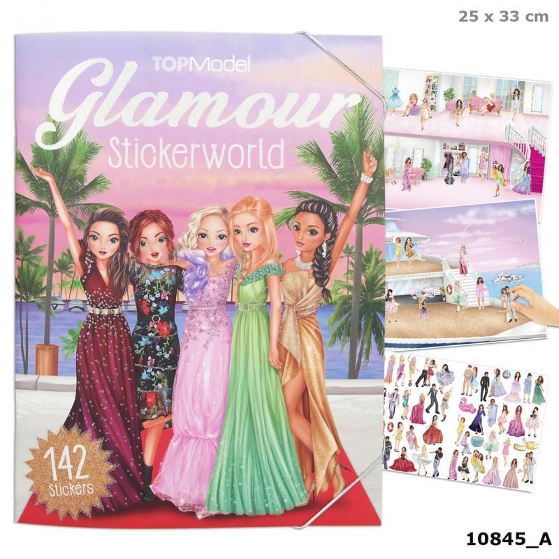 Top Model svijet naljepnica glamur