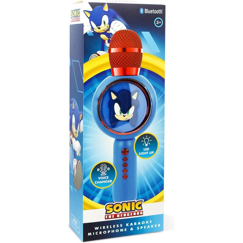 OTL: Sonic the hedgehog karaoke microphone led