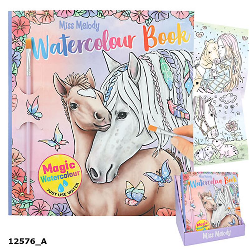 Miss Melody water colour book