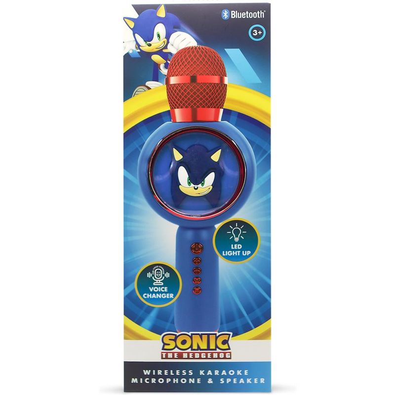 OTL: Sonic the hedgehog karaoke microphone led