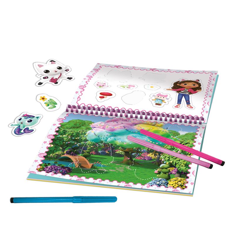 LIS: Gabby's Dollhouse čarobna knjiga Purr-ific nacrtaj i oboji (8)