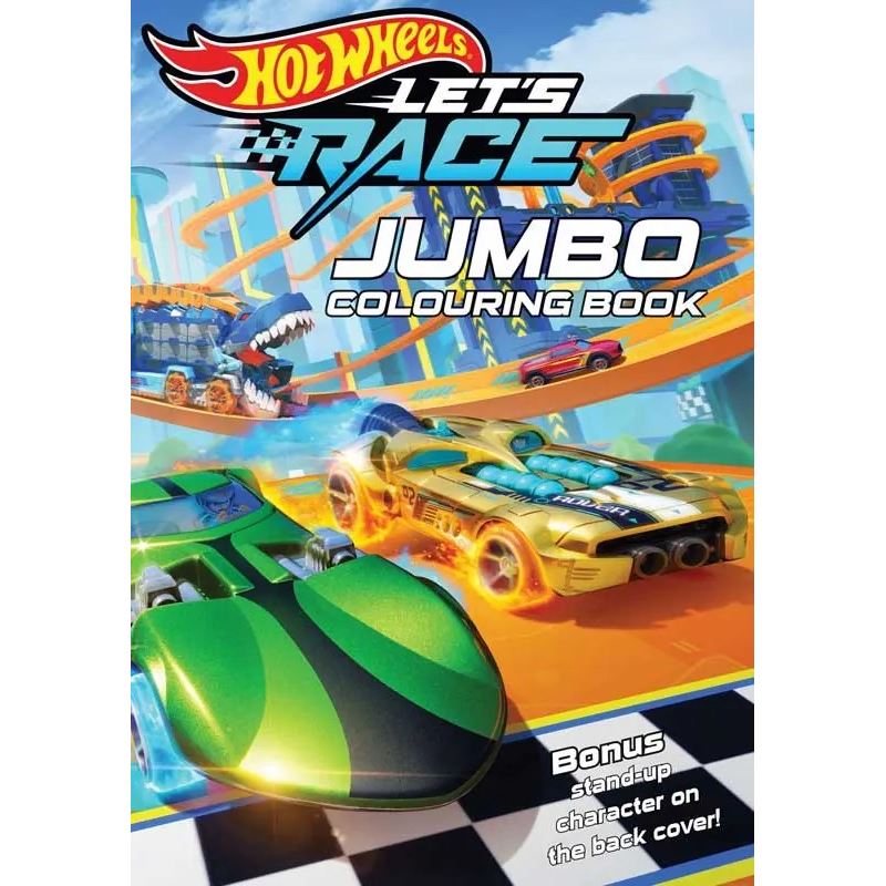 ALG: Hot wheels jumbo colouring book