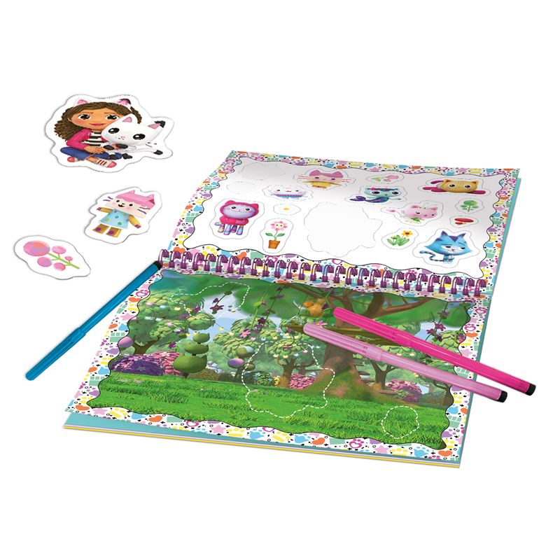 LIS: Gabby's Dollhouse čarobna knjiga Gab-tastic nacrtaj i oboji (8)
