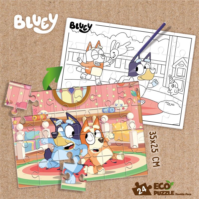 LIS: Bluey eco-puzzle mini df 24 fsc mix