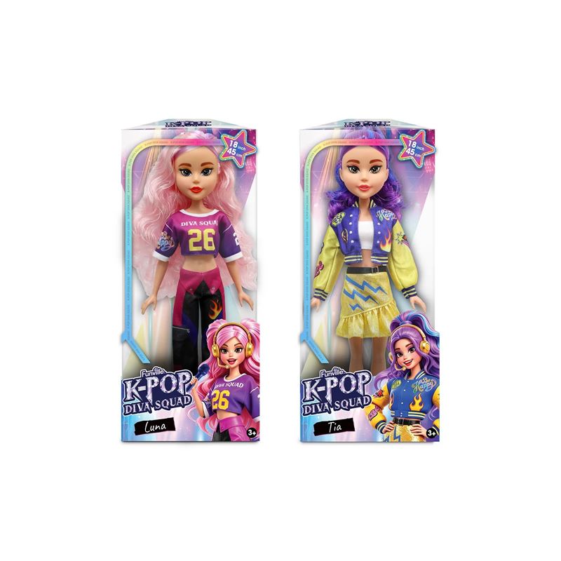 KPOP: K-POP diva squad - lutka 45 cm sort