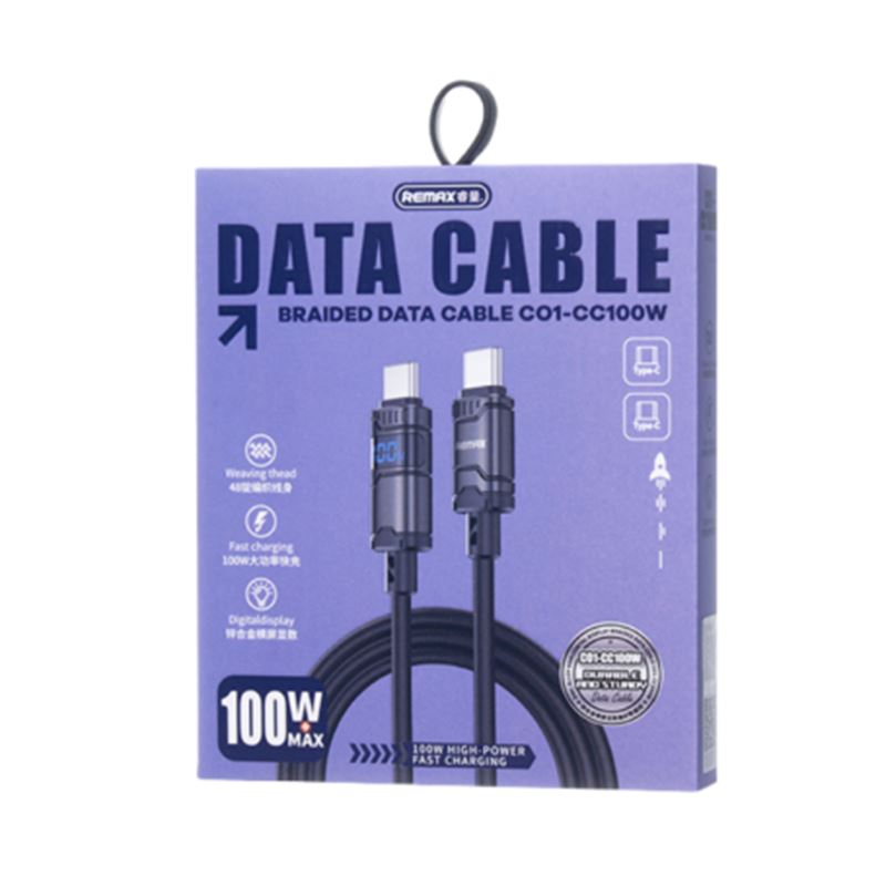 Remax zinc data cable C-C 1.2m C01