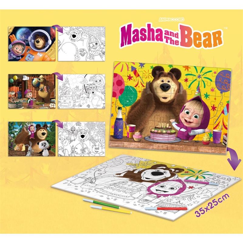 LIS: Masha puzzle DF maxi floor 4x48