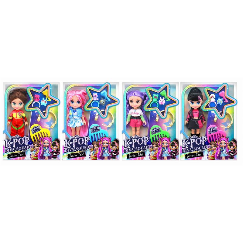 KPOP: K-POP diva squad - lutka 13cm sort