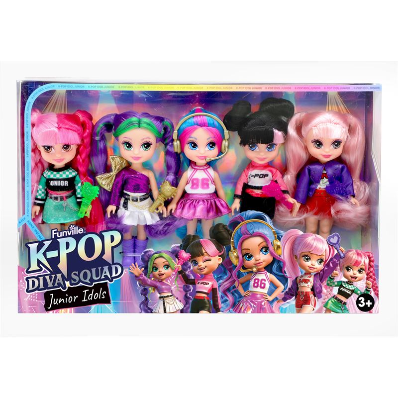 KPOP: K-POP diva squad - lutka 13cm 5pk