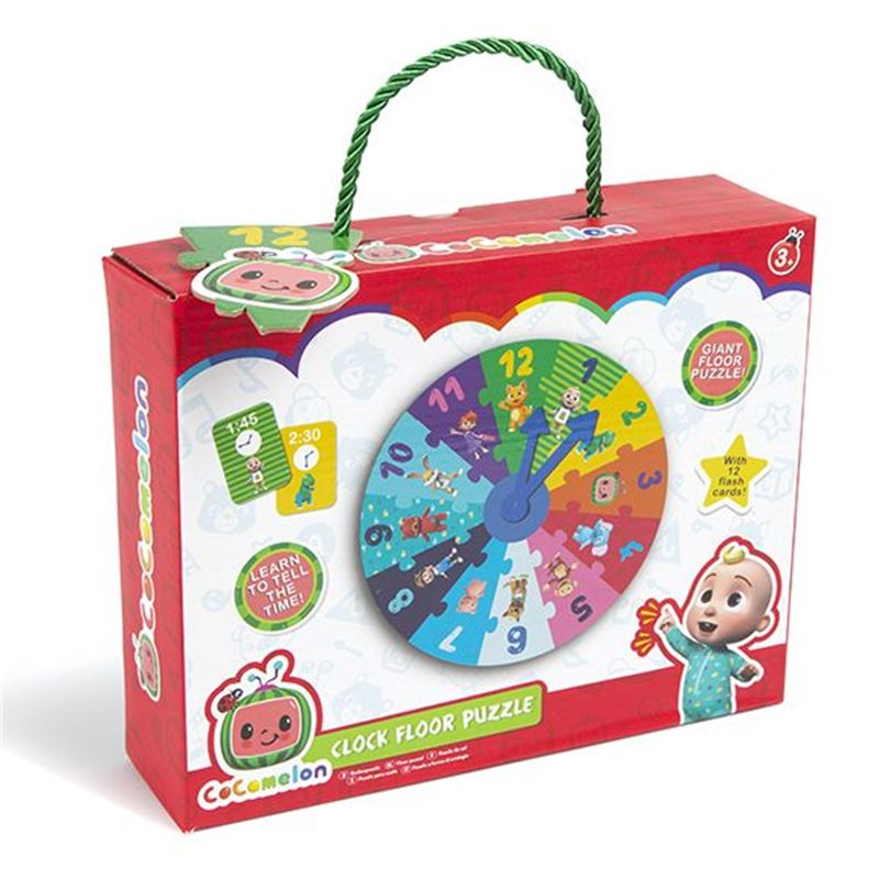 Cocomelon puzzle u obliku sata