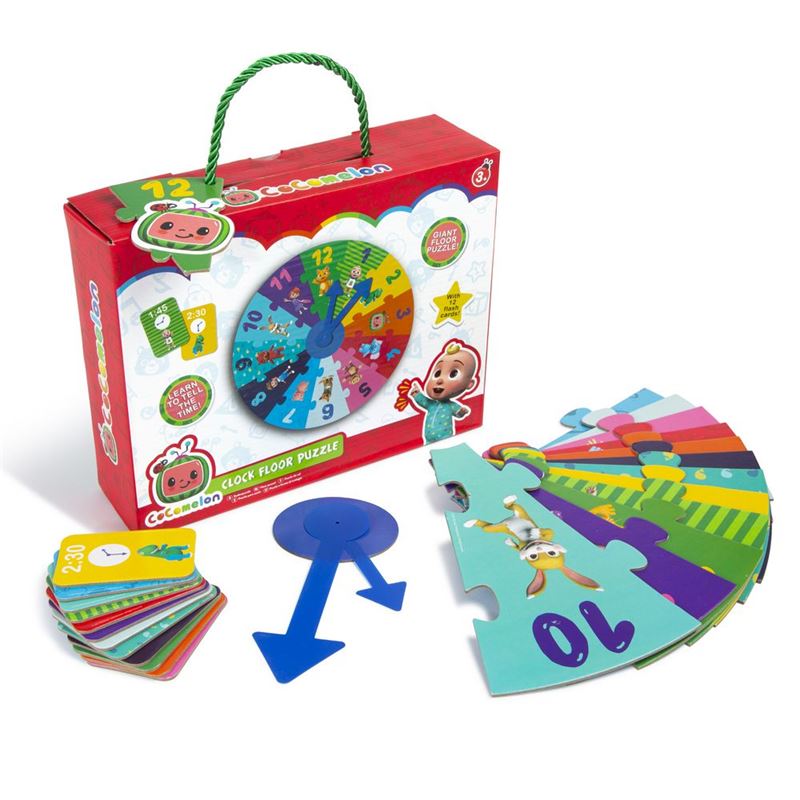 Cocomelon puzzle u obliku sata