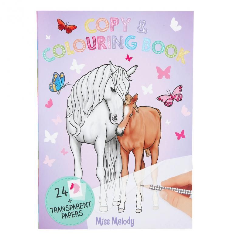 Miss Melody copy coloring book