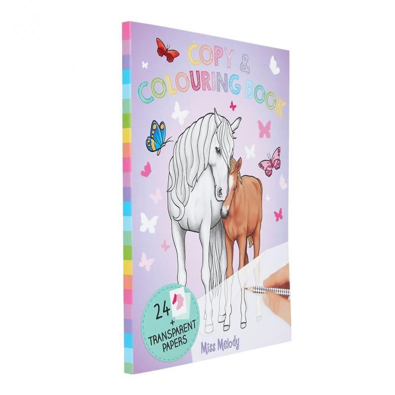 Miss Melody copy coloring book
